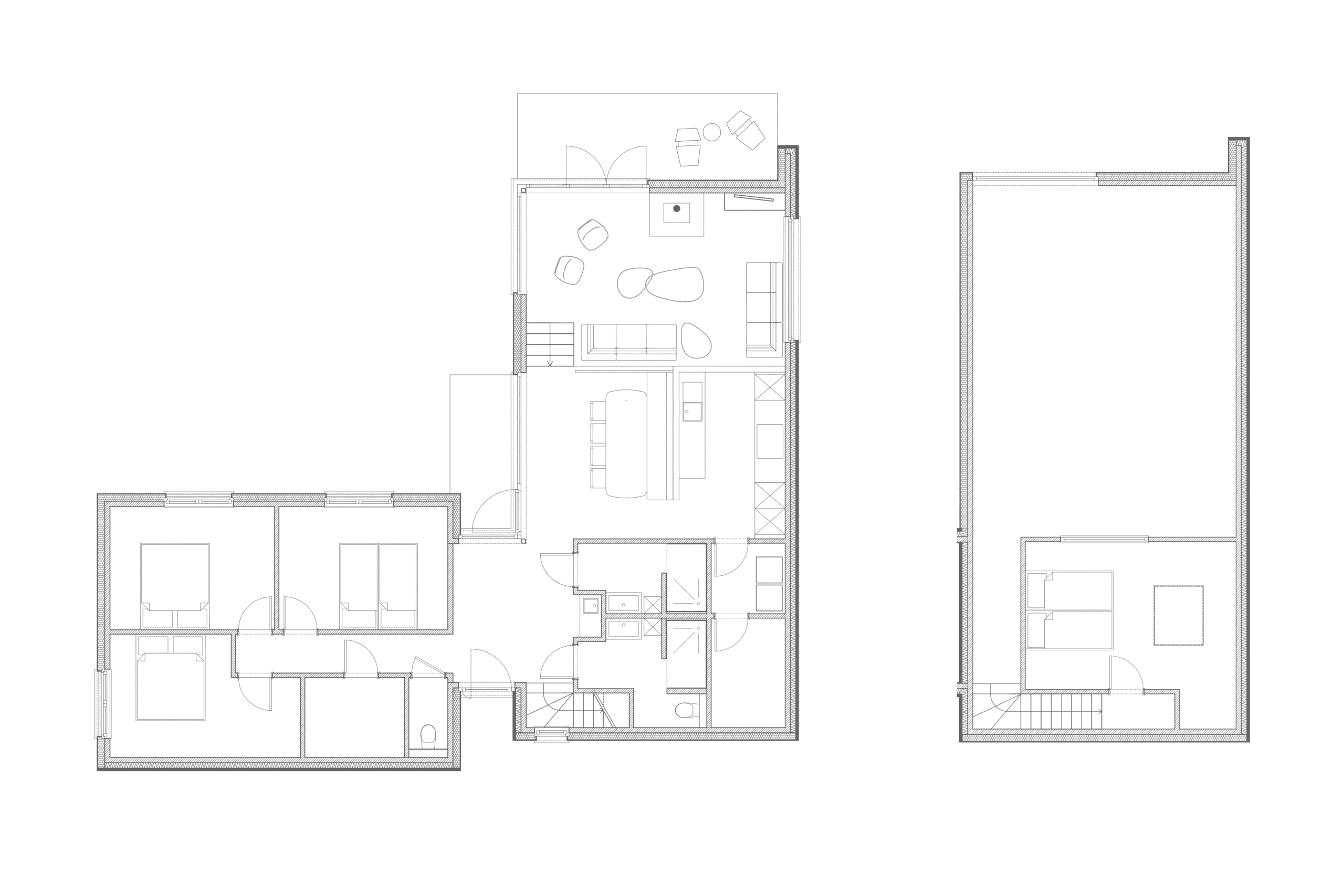grondplan vakantiewoning maison louette